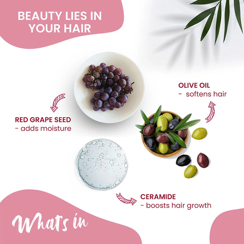 NutriGlow Naturals Advanced Pro Formula Wine Hair Spa, 100 g-5.webp